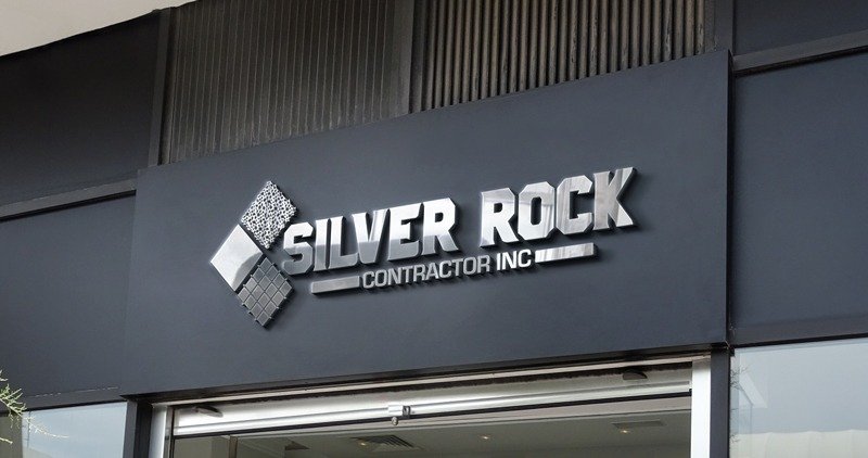 Silver Rock Contractor Logo