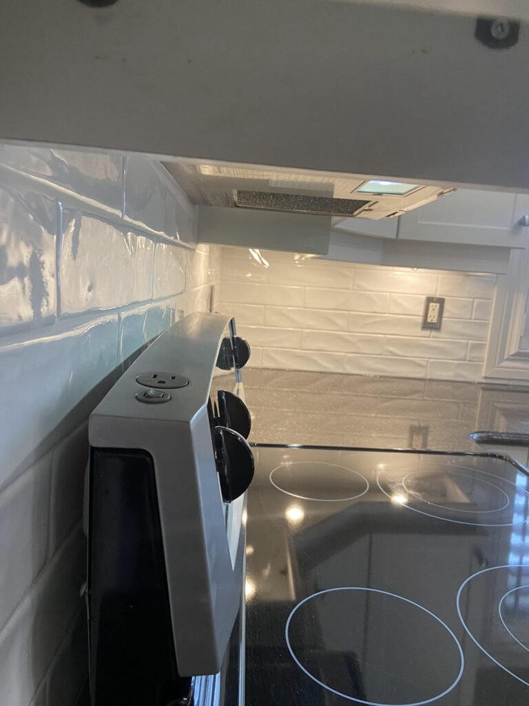 Tiles installation in Kitchen